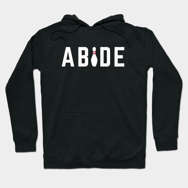 Abide The Big Lebowski Hoodie by scribblejuice